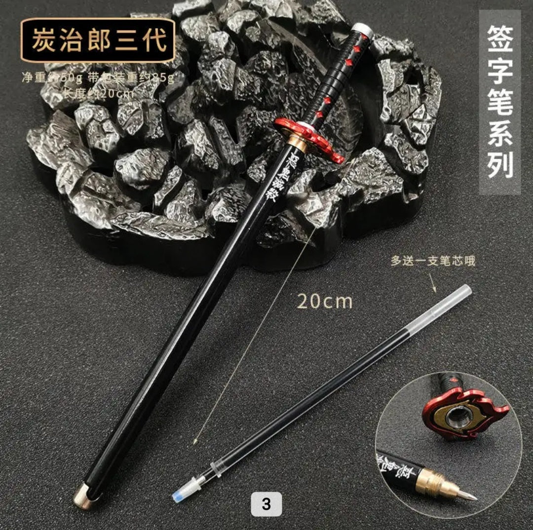 Demon Slayer Sword Cosplay Gel Pens
