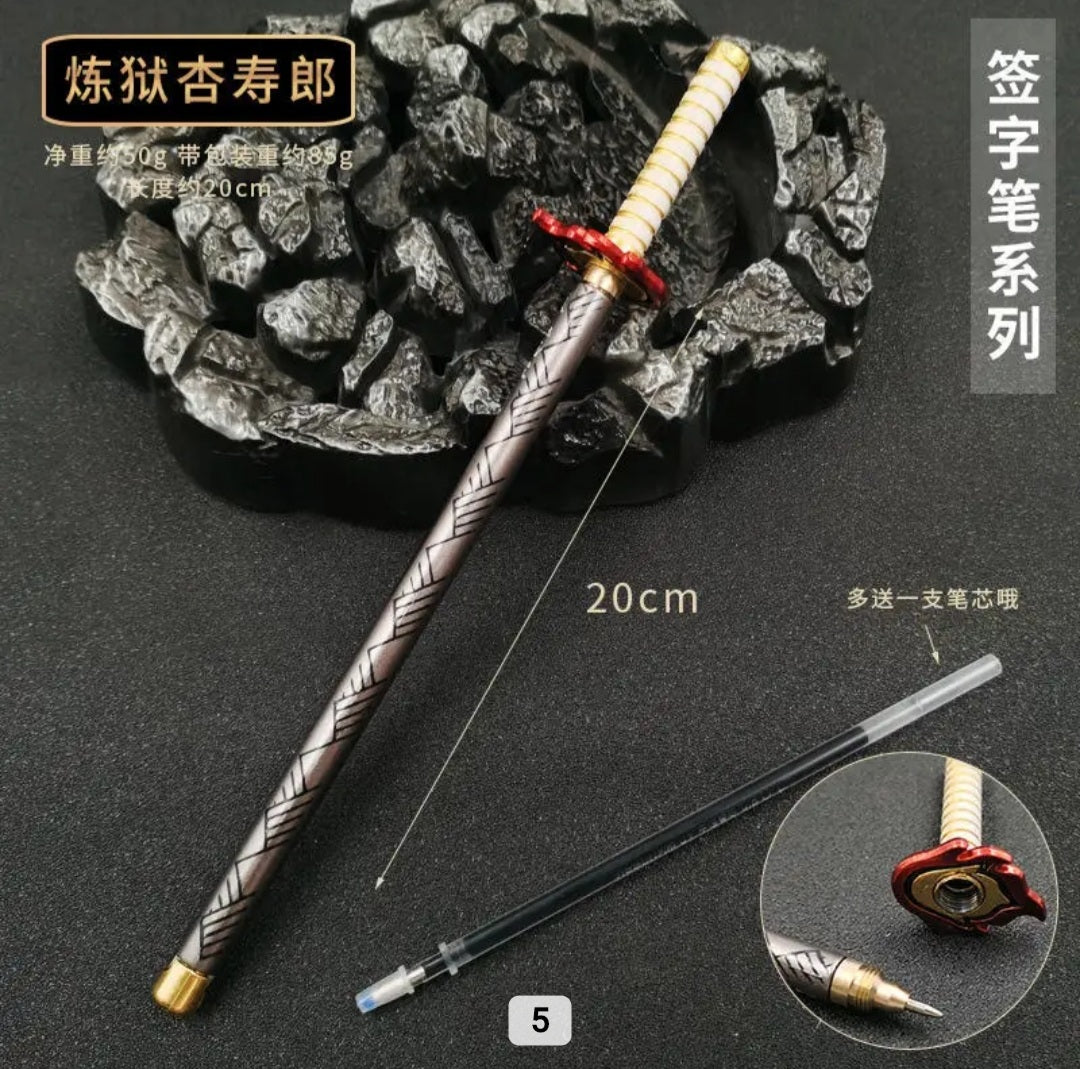 Demon Slayer Sword Cosplay Gel Pens