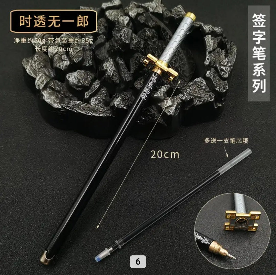 Demon Slayer Sword Cosplay Gel Pens
