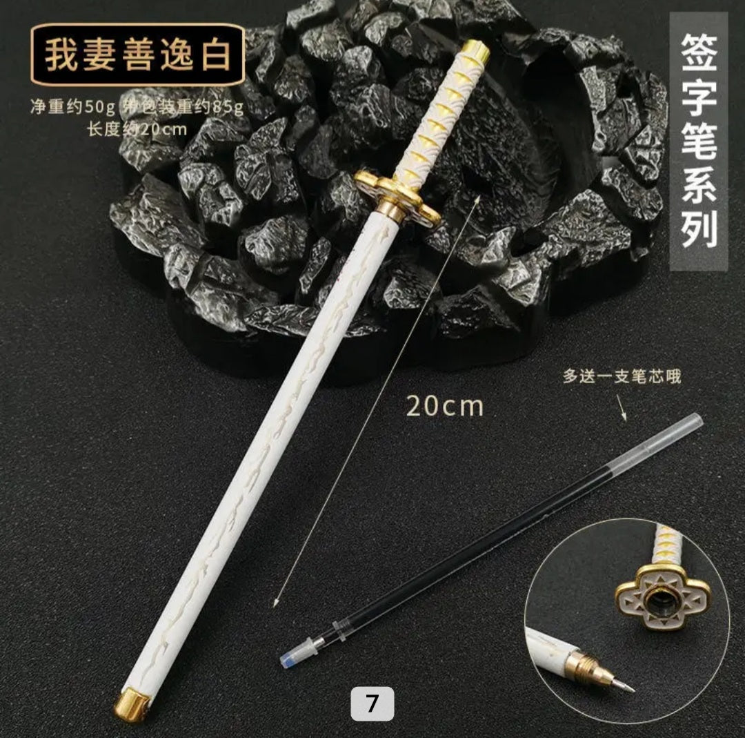 Demon Slayer Sword Cosplay Gel Pens