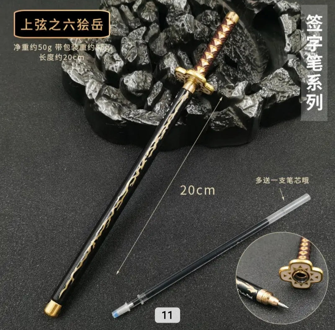 Demon Slayer Sword Cosplay Gel Pens