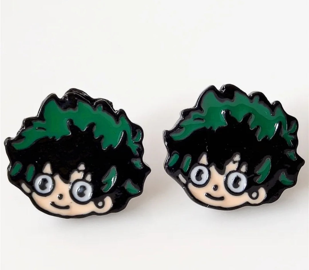 Anime Enamel Earing Studs
