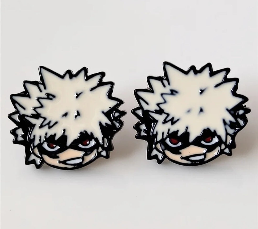 Anime Enamel Earing Studs