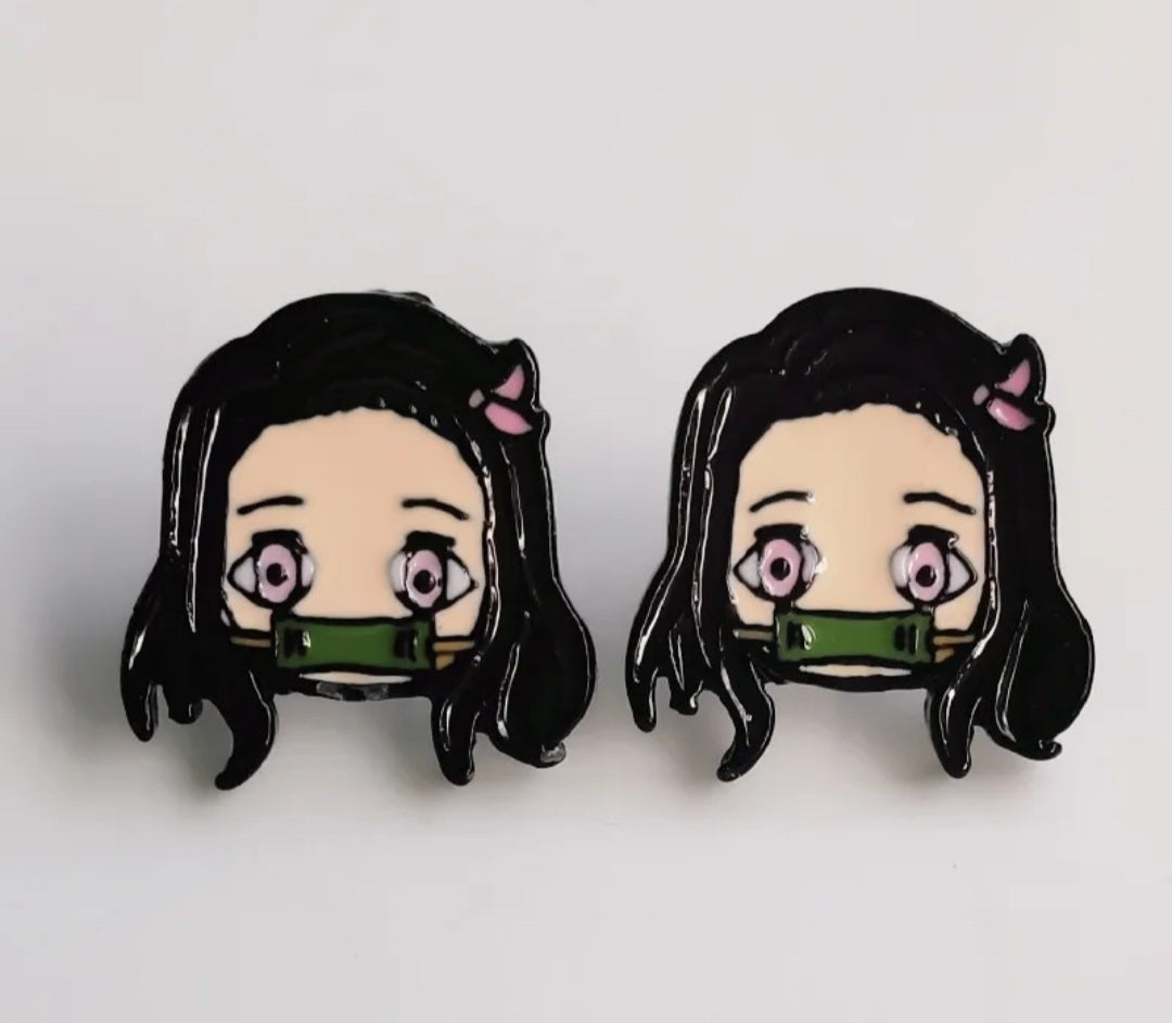 Anime Enamel Earing Studs