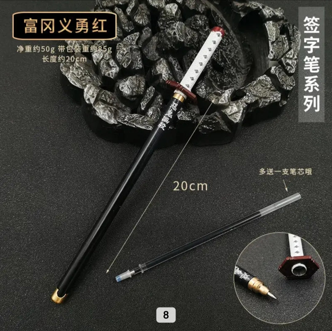 Demon Slayer Sword Cosplay Gel Pens