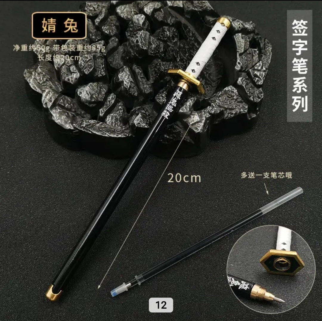 Demon Slayer Sword Cosplay Gel Pens