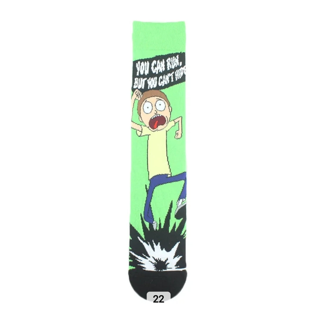Rick And Morty Socks