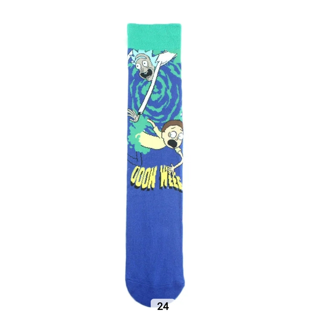 Rick And Morty Socks
