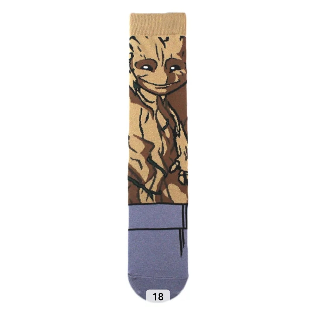 Marvel & DC Socks