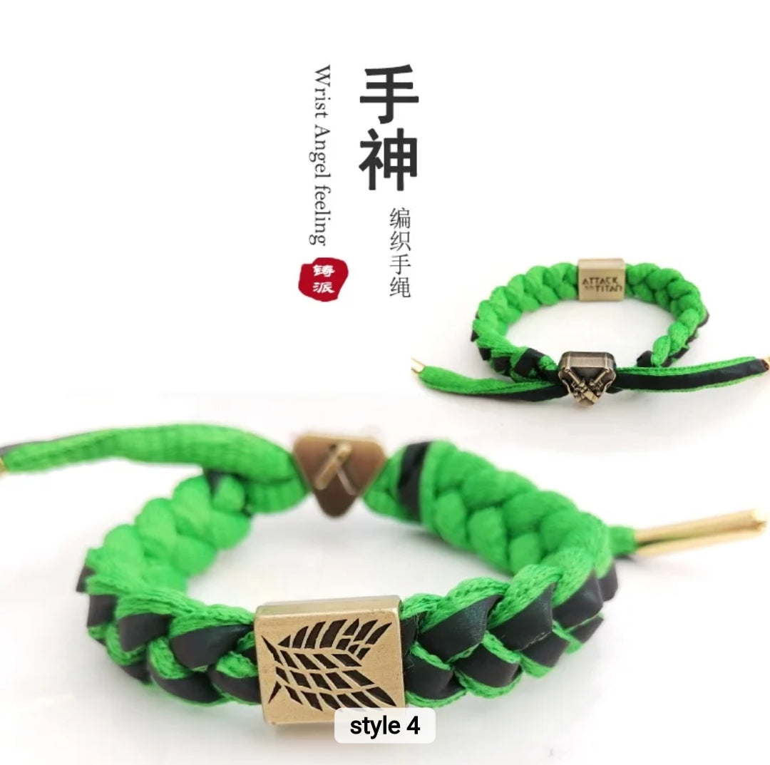Attack on the Titian Hand-knitted Bracelet