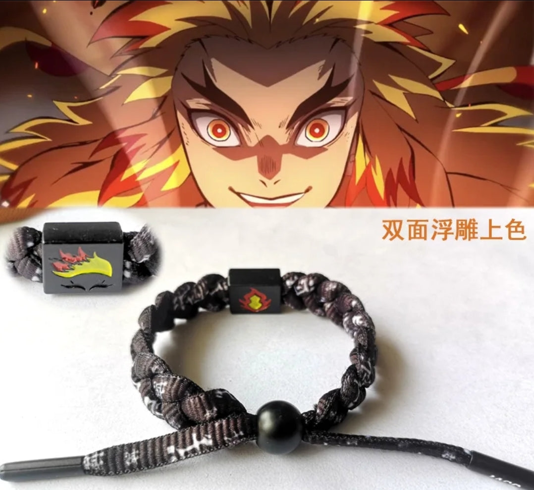 Demon Slayer Hand-knitted Bracelet