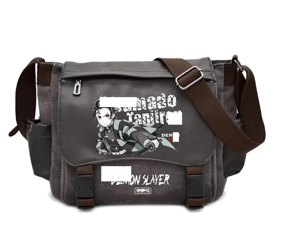 Anime Shoulder Bags With Leather