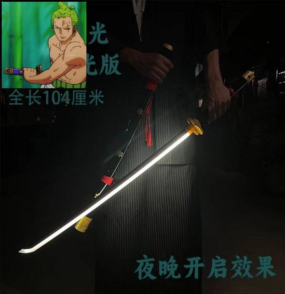Luminous katanas