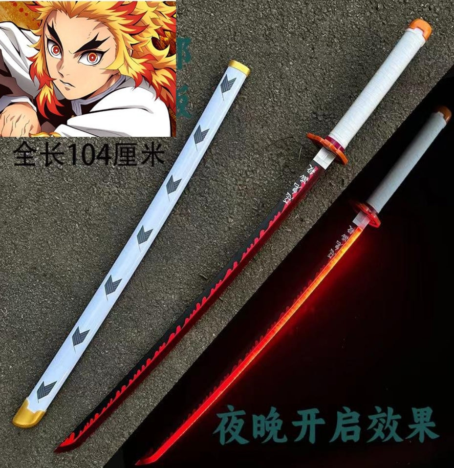 Luminous katanas
