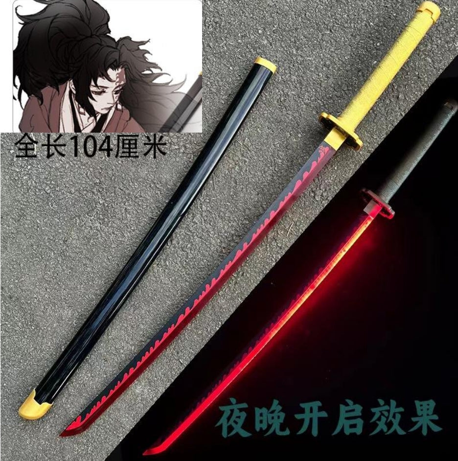Luminous katanas