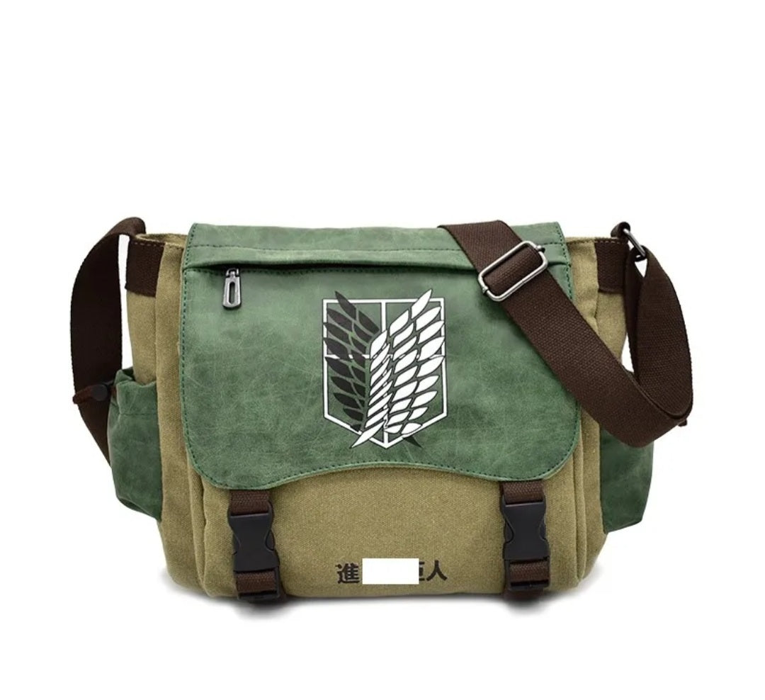Anime Shoulder Bags With Leather