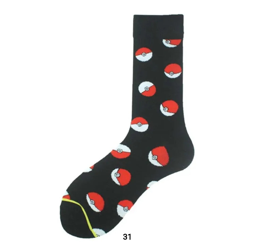 Pokémon & Dragon Ball Socks