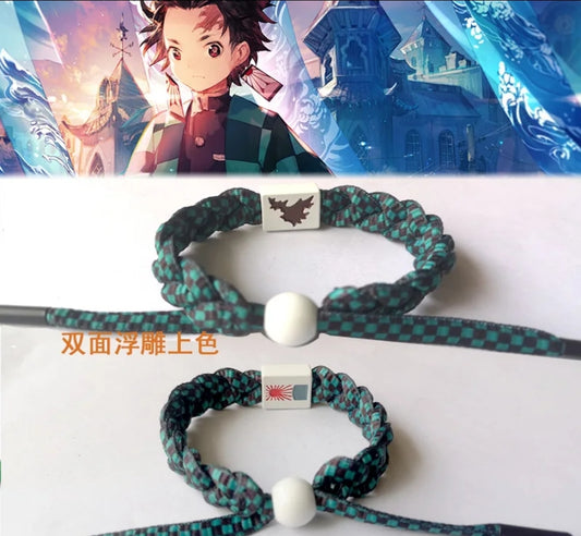 Demon Slayer Hand-knitted Bracelet